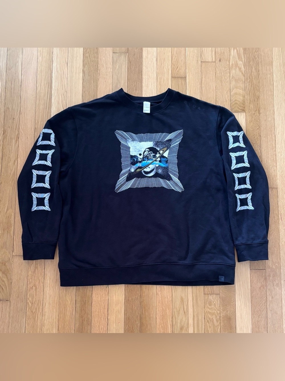 Cloak Brand Markiplier Hidden In Plain Sight Sweatshirt XXL Space Grid Geometry